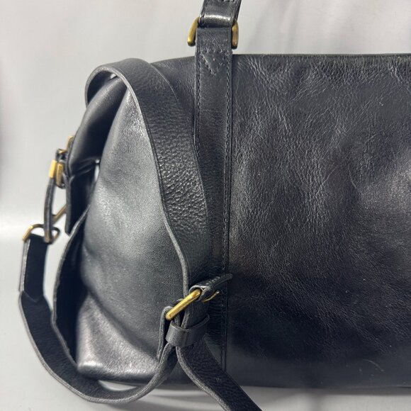 Madewell The Glasgow Satchel in Black - Picture 8 of 16